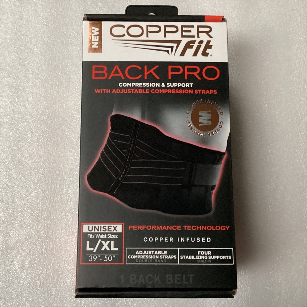 Copper Fit Back Pro New Size L/XL (Unisex) NEW
